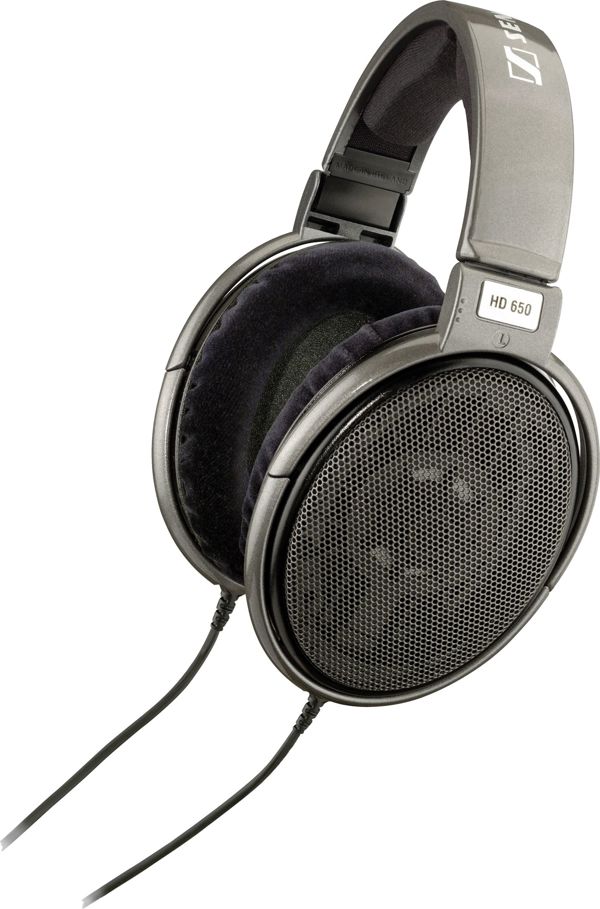 Sennheiser HD 650 Ακουστικά Hi-Fi Ανοιχτού Τύπου, Audiophile Over-Ear Ακουστικά, Μαύρο