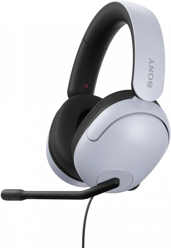 Sony Inzone H3 Ενσύρματα Gaming Ακουστικά Over-Ear με 360 Spatial Sound, Λευκά (MDRG300W.CE7)