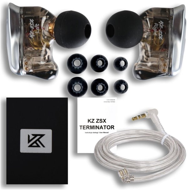 KZ ZSX Terminator Υβριδικά Ενδοωτιαία Ακουστικά Κλειστού Τύπου In-Ear Headphones