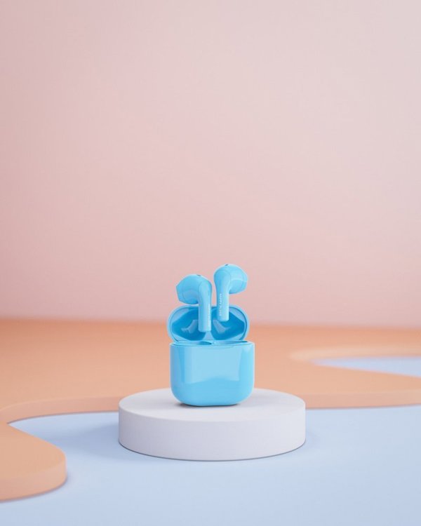 Happy Plugs Joy Ασύρματα Ακουστικά Bluetooth - Μπλε