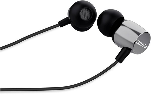 AIWA ESTM-20SL Ακουστικά Ενδοωτιαία Ασημί