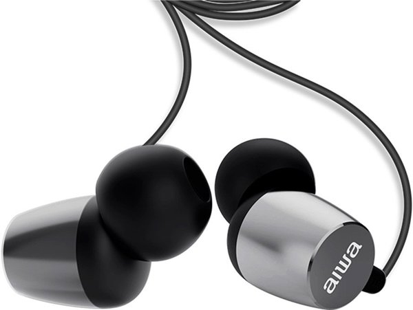 AIWA ESTM-20SL Ακουστικά Ενδοωτιαία Ασημί