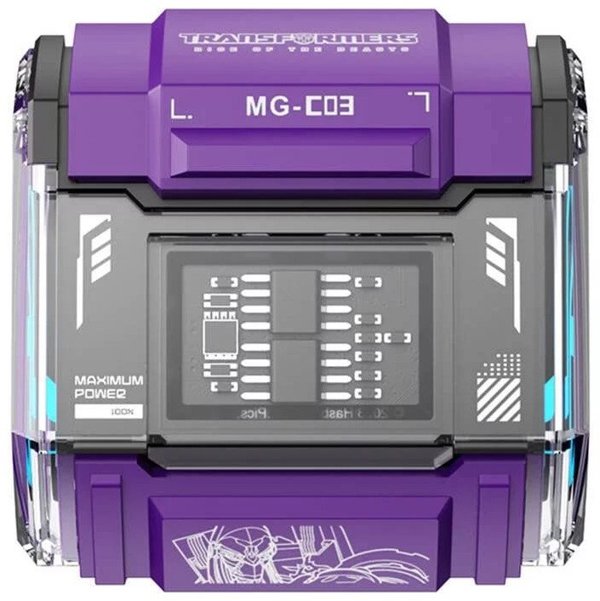 Sluchawki TWS Transformers MG-C03 Bluetooth 5.3, 13mm, 5h, Fioletowe