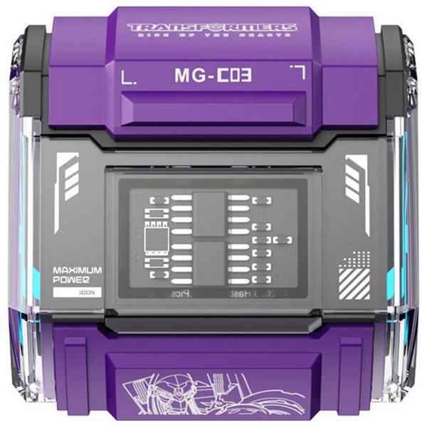 Sluchawki TWS Transformers MG-C03 Bluetooth 5.3, 13mm, 5h, Fioletowe