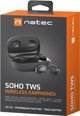 Natec SOHO TWS Ασύρματα Ακουστικά In-Ear, Bluetooth, Μαύρα