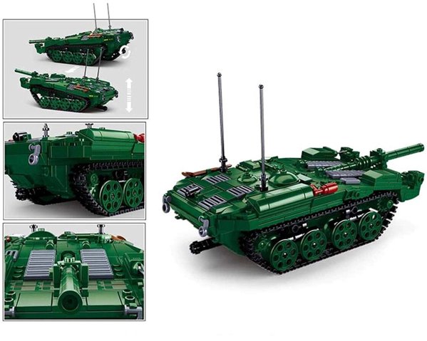 Sluban Stridsvagn 103 karinio tanko blokelių konstruktorius, 692 det., 6+
