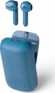Lexon Speakerbuds Ασύρματα Ακουστικά Bluetooth με Ηχεία, Μπλε, LA127B