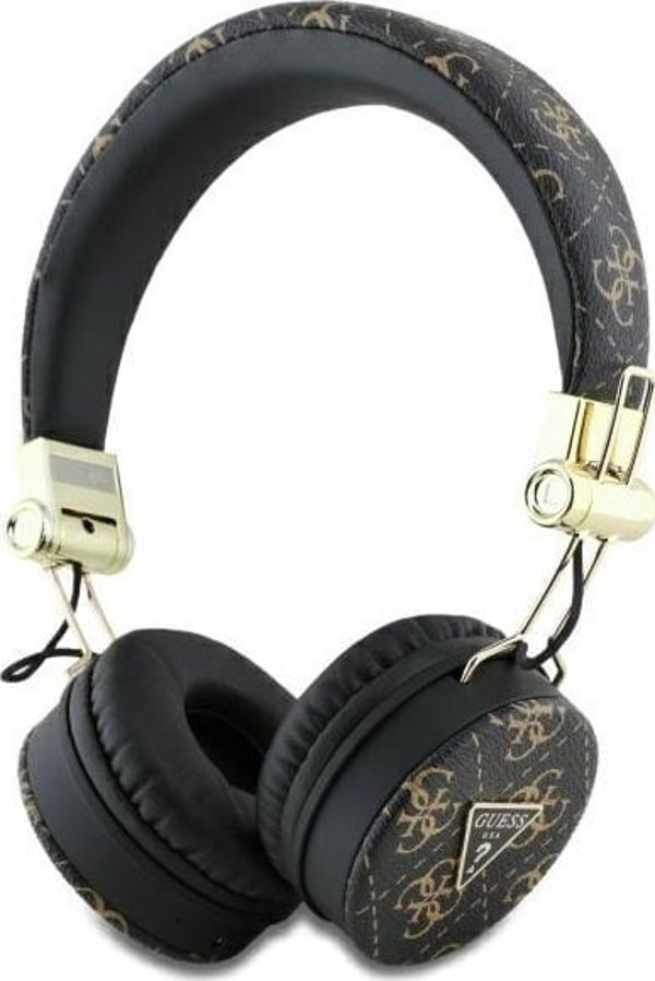 Guess GUBH70E4PTMK Ακουστικά Bluetooth On-Ear με Ενεργή Ακύρωση Θορύβου (ENC) Μαύρο