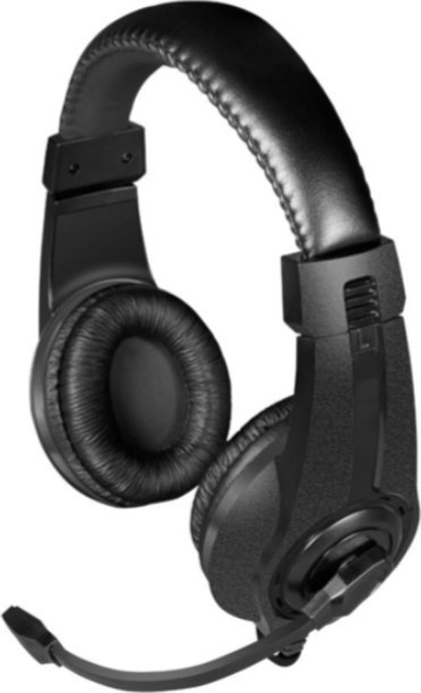 Speedlink Legatos Stereo Headset – Ενσύρματα Ακουστικά Over-Ear με Μικρόφωνο – Μαύρα (SL-860014-BK)