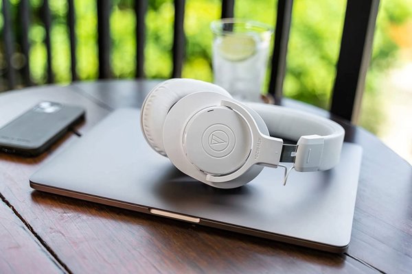Ακουστικά Audio Technica ATH-M20XBTWH λευκά, USB-C, υποδοχή 3.5 mm