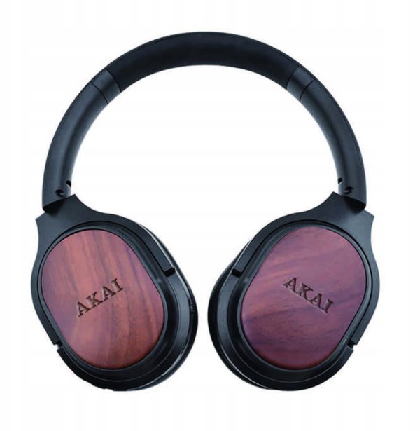 Ακουστικά Bluetooth AKAI BTH-W150ANC Bamboo με ANC Επικάλυψη