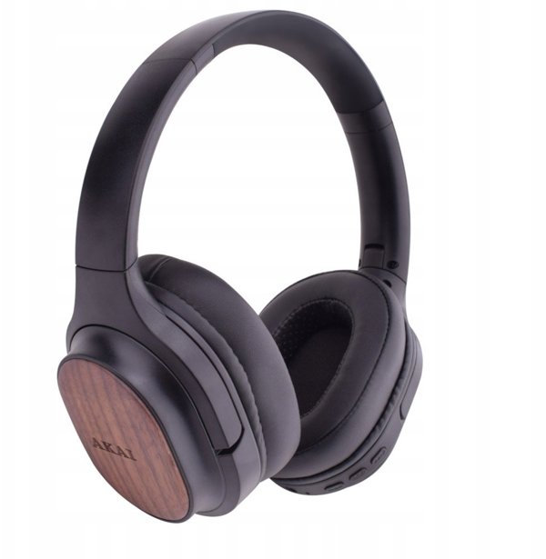 Ακουστικά Bluetooth AKAI BTH-W150ANC Bamboo με ANC Επικάλυψη