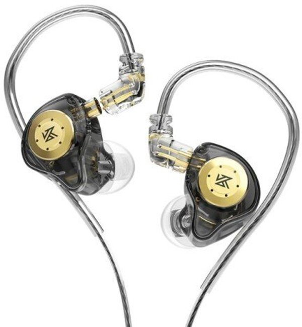 KZ EDX Pro Ενδοκαναλικά Ακουστικά Hi-Fi, Χωρίς Μικρόφωνο - Διάφανα