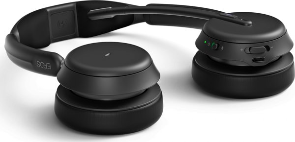 EPOS Impact 1061T Ασύρματα Ακουστικά Bluetooth για Γραφείο & Τηλεφωνικό Κέντρο, Εμβέλεια 30m, 181g