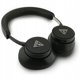 Guess Ασύρματα Ακουστικά Bluetooth Saffiano Triangle Logo με ENC, Μαύρα