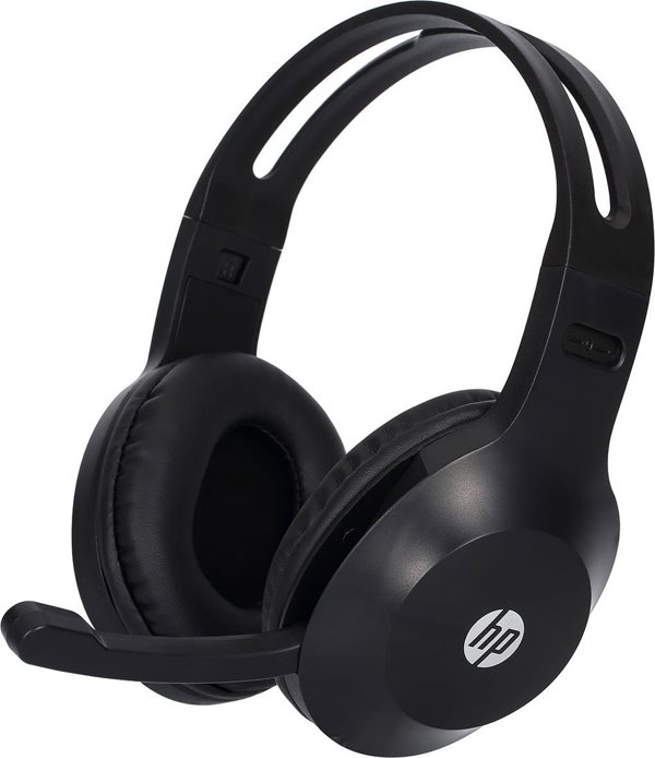 HP DHH-1601 Ενσύρματα Ακουστικά με Μικρόφωνο, Ρύθμιση Έντασης, 2x 3.5mm Jack, Μαύρο