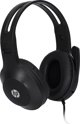 HP DHH-1601 Ενσύρματα Ακουστικά με Μικρόφωνο, Ρύθμιση Έντασης, 2x 3.5mm Jack, Μαύρο