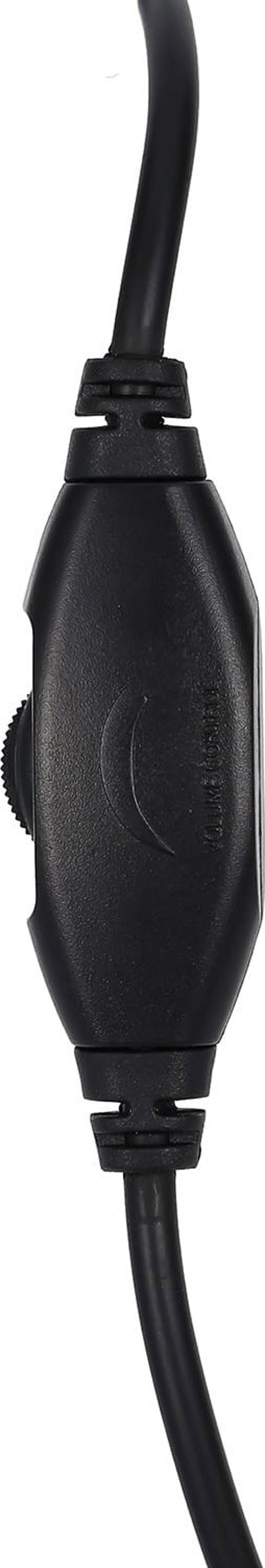 HP DHH-1601 Ενσύρματα Ακουστικά με Μικρόφωνο, Ρύθμιση Έντασης, 2x 3.5mm Jack, Μαύρο