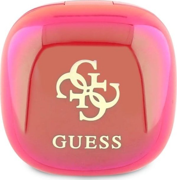 Guess Ακουστικά Bluetooth TWS 4G GUTWSJ144ESF με Θήκη Φόρτισης, Φούξια