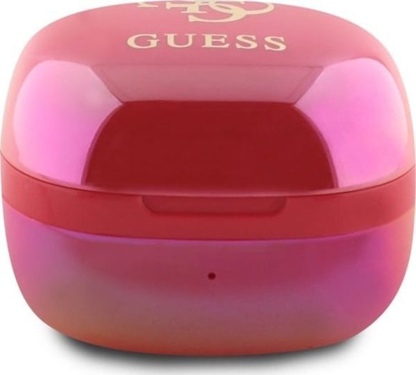 Guess Ακουστικά Bluetooth TWS 4G GUTWSJ144ESF με Θήκη Φόρτισης, Φούξια