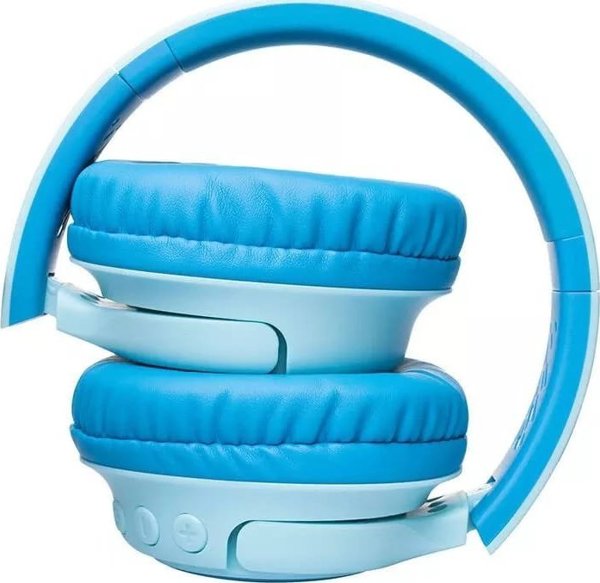 PowerLocus Bobo Ασύρματα Ακουστικά για Παιδιά, Bluetooth, Περιοριστής Έντασης Ήχου, Μπλε