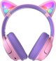 PowerLocus Bobo Ασύρματα Ακουστικά για Παιδιά, Bluetooth, Σχέδιο Αυτιά Γάτας, Ροζ