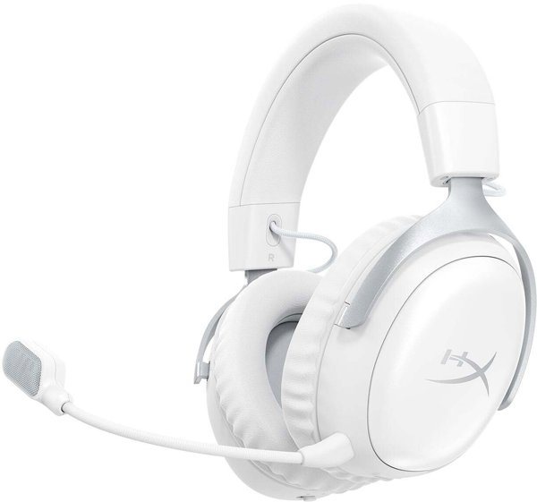 HyperX Cloud III Wireless Ασύρματα Ακουστικά Gaming - Λευκό