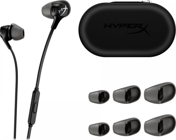 HyperX Cloud Earbuds II ακουστικά μαύρα (70N24AA)