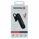 Swissten Bluetooth Headset Caller, Handsfree Ακουστικό με Ρύθμιση Έντασης, Μαύρο