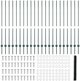 Σετ Πυλώνων Φράχτη 11 Τεμαχίων U-Channel Πράσινοι 140 cm Ατσάλι και Εξαγωνικός Πράσινος Φράχτης 1,4 x 50 m Ατσάλι
