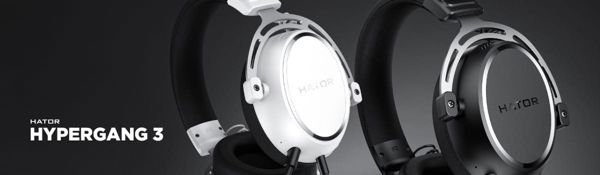 Słuchawki Hator Słuchawki Hator Hypergang 3 Czarne (ESH05) [outlet]