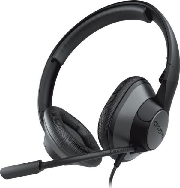 Creative HS-720 V2 Ενσύρματα Ακουστικά με Μικρόφωνο, Επαγγελματικά, Μαύρα