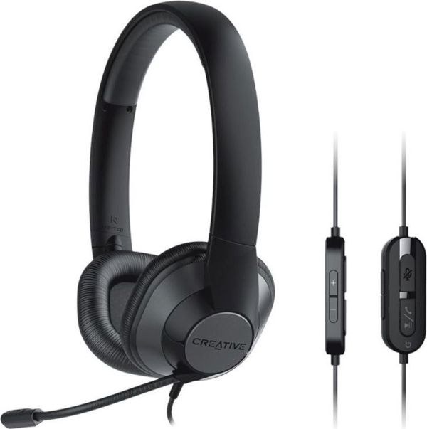 Creative HS-720 V2 Ενσύρματα Ακουστικά με Μικρόφωνο, Επαγγελματικά, Μαύρα