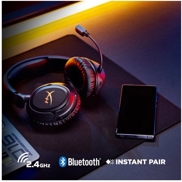 HyperX Cloud Flight 2 Ακουστικά Gaming Wireless - Λευκά (B5VC5AA)