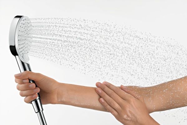 Hansgrohe Τηλέφωνο Ντους Crometta Vario EcoSmart 2 Λειτουργιών Λευκό (26332400)