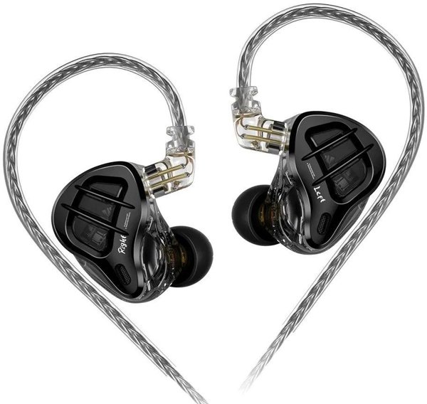 KZ ZAR Ενδοκαναλικά Ακουστικά Hi-Fi, Χωρίς Μικρόφωνο, Μαύρο