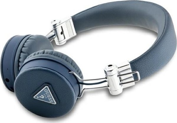 Guess Ακουστικά Bluetooth GUBH70PGTSPSB με ENC, Μπλε, Στρογγυλό Σχήμα