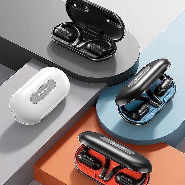 Ακουστικά Awei AWEI Bluetooth 5.4 OWS T93 + βάση φόρτισης, μπλε/μπλε