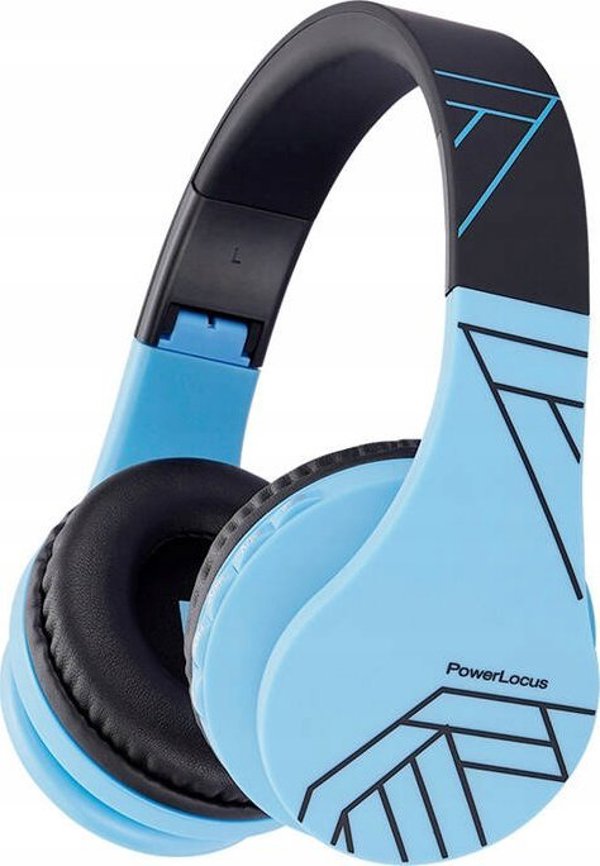 PowerLocus Ακουστικά Wireless για Παιδιά PowerLocus P1 Μπλε-Μαύρο
