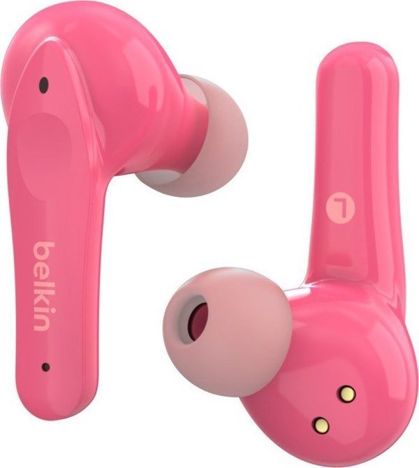 Belkin Soundform Nano Ασύρματα Ακουστικά για Παιδιά με Θήκη Φόρτισης, Ροζ, PAC003btPK
