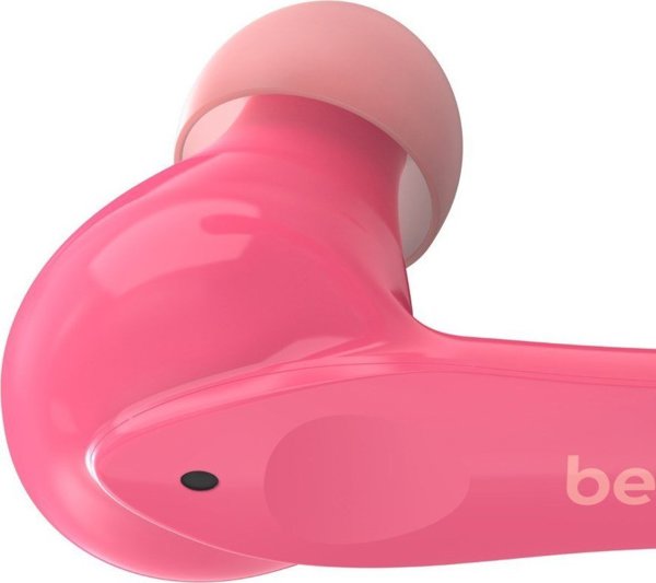 Belkin Soundform Nano Ασύρματα Ακουστικά για Παιδιά με Θήκη Φόρτισης, Ροζ, PAC003btPK
