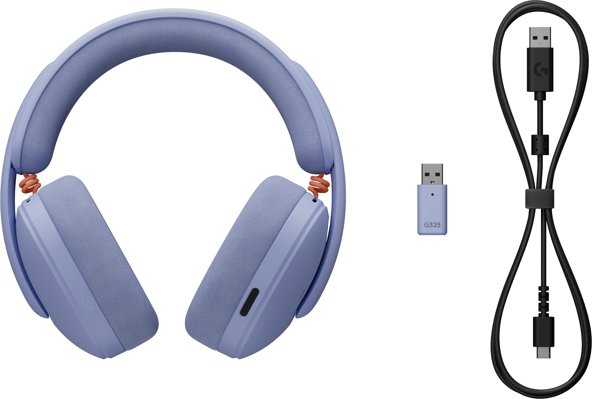Logitech G335 LIGHTSPEED Ασύρματα Gaming Ακουστικά, Lilac