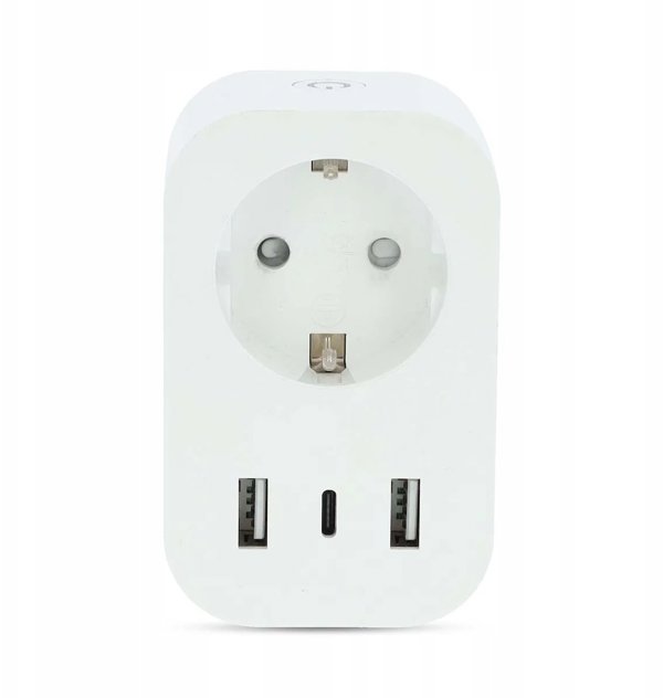 SmartLife Smart Plug | IP21 | Effektmåler | 3680 W