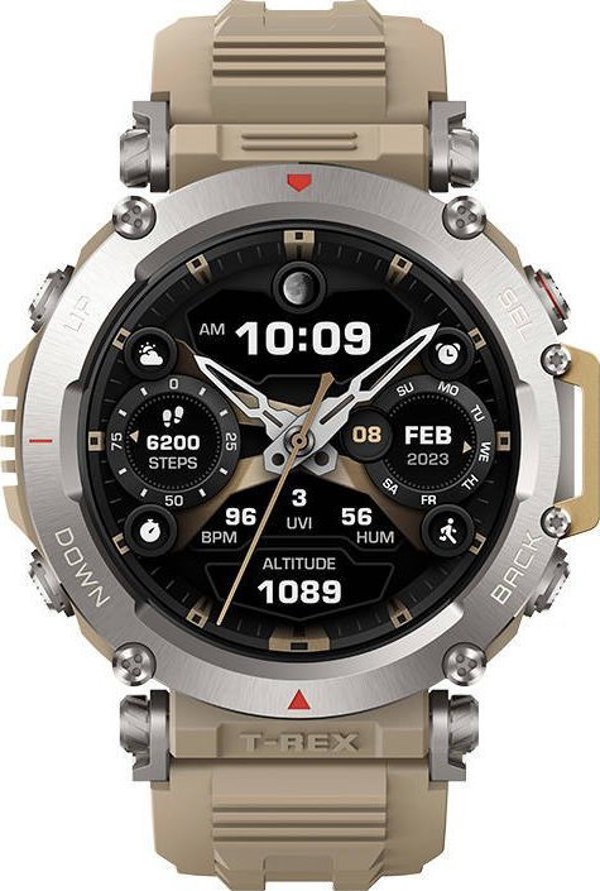 Smartwatch Amazfit T-Rex Ultra μπεζ (W2142EU2N)