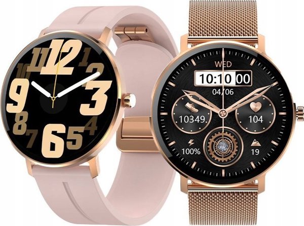 Smartwatch Kiano Venus Χρυσό (5901821999403)