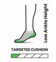 Smartwool W'S Run Targeted Cushion Low Ankle Socks, G74 | twilight blue, S