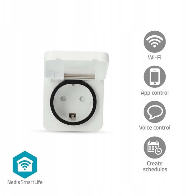 SmartLife Smart Plug | IP44 | Effektmåler | 3680 W | EU stik