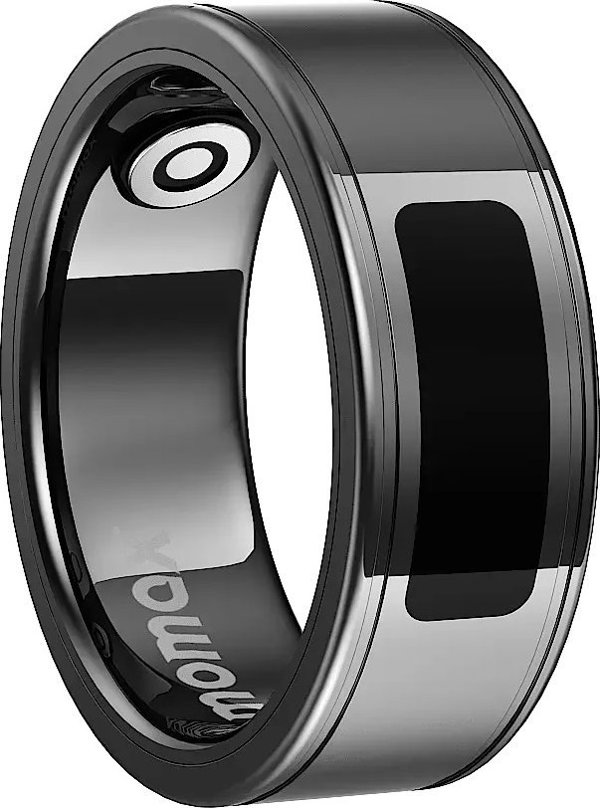 Momax 1-Sense Smart Ring, Έξυπνο Δαχτυλίδι Παρακολούθησης Υγείας, Μέγεθος #8, Γκρι