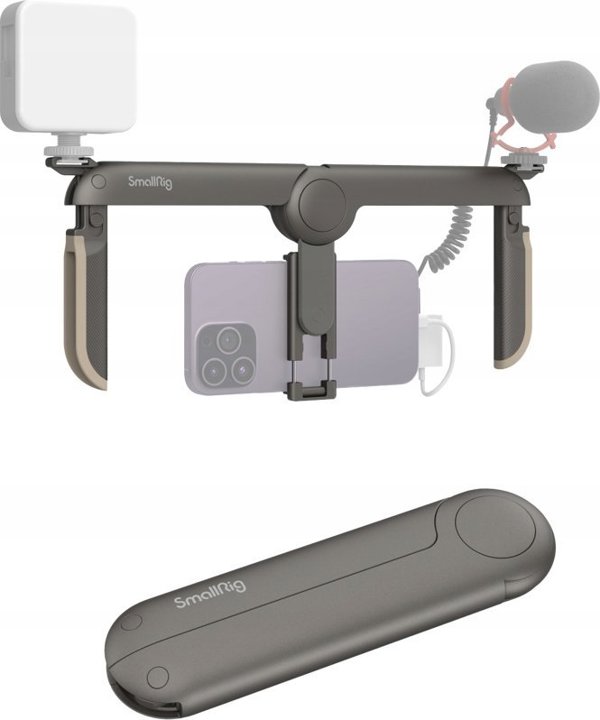 SmallRig Stabilizator Grip Uchwyt Vlog Do Telefonu Smartfona 2x Stopka Iso Składany / P20 / 4047