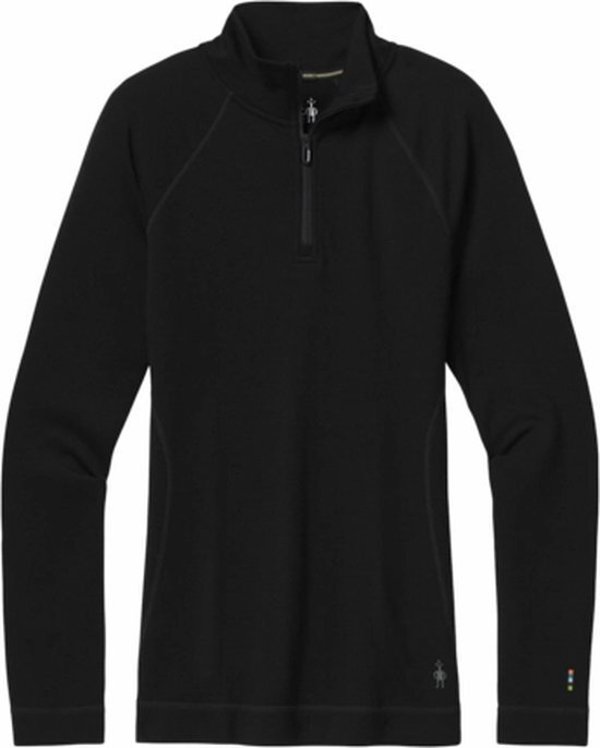 Smartwool W'S Classic Thermal Merino Base Layer 1/4 Zip Boxed, 001 | black, XL